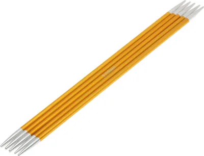 Produktbild von Lana Grossa Knit Pro ZING Strumpfstricknadeln Nadelspiel Aluminium Rainbow 15cm/20 cm Durchmesser Länge 3.0 mm 15 cm