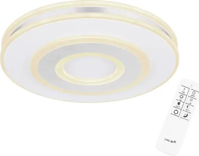 Imagen del producto de Globo LED Deckenleuchte Maru Weiß Ø42cm 48W 3800lm CCT 2700K-6000K Memory Nachtlicht Fernbedienung