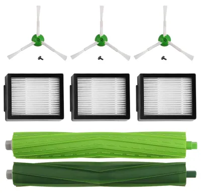 Produktbild von MIRTUX Roomba Ersatzteil-Set E5/E6/i3/i3+/i7/j7 – 7 Teile, HEPA-Filter & Bürsten