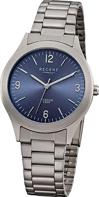 Image de Regent Montre Homme Bracelet métal Montre analogique grise URF1438