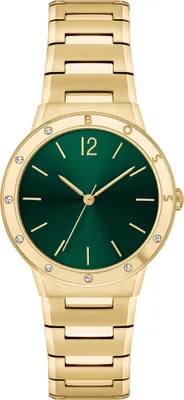 Produktbild von BOSS Analog Quarzuhr für Damen Kollektion Breath mit Goldfarben Edelstahlarmband