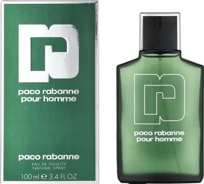Produktbild von Rabanne Pour Homme, Männer, 100 ml, Lavendel, Estragon, Thymian, Gewürznelke, Geranium, Moschus, Eichenmoos, Tabak, Spray
