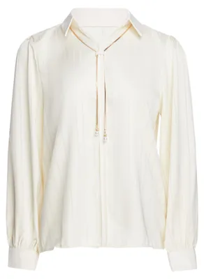 Image de Chemisier pour femme LUREA - blanc, taille S