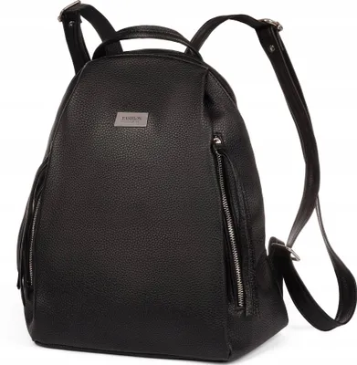 Produktbild von Damen Rucksack Eleganter Klassischer Schulterrucksack Aus  Schwarz