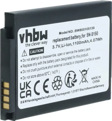 Produktbild von vhbw Akku kompatibel mit Philips Avent SCD-603H, SCD-603/00, SCD603, SCD603/10, SCD603/20 Babyphone Babytalker (1100 mAh, 3,7 V, Li-Ion)