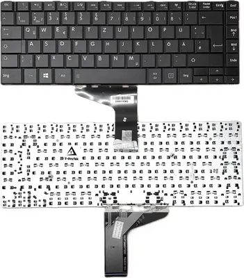 Zdjęcie produktu dla GERMAN - Czarna klawiatura kompatybilna z Toshiba Satellite C40D-ASP4278RM