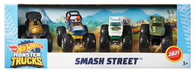 Produktbild von Hot Wheels Monster Trucks 1:64 4er-Pack GBP23