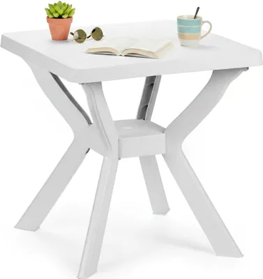Immagine prodotto di Straven - Tavolo da Esterno, 70x70x72h cm Bianco, 4 Posti  Italy