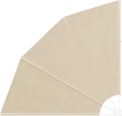 Produktbild von vidaXL Balkon Sichtschutz 140 x 140 cm Polyester Beige