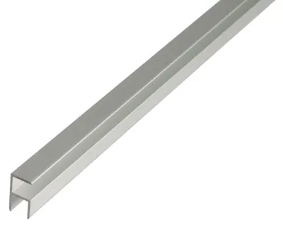 Zdjęcie produktu dla Alberts 030142 Profil narożny, samozaciskowy, aluminiowy, anodowany na srebrno, 1000 x 8,9 x 20 mm