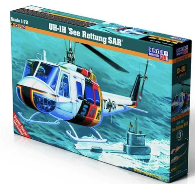 Produktbild von Mistercraft D-81 - 1:72 UH-1H See Rettung SAR - Neu