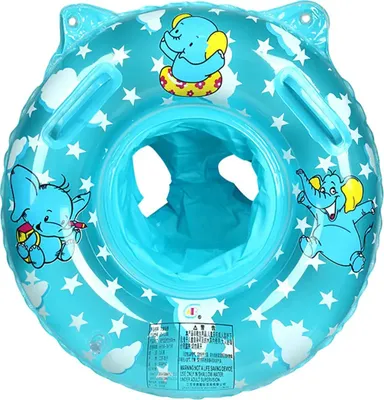 Produktbild von Baby-Schwimmring mit mitwachsender Schwimmhilfe, Schwimmsitz, Kleinkind(Stil 1, Blau)