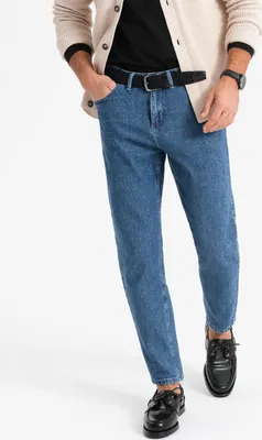Produktbild von Ombre Clothing Denim-Hosen für Männer Gazmen dunkelblau L