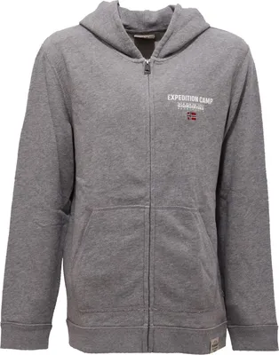 Immagine prodotto di 2403AB felpa bimbo BOY NAPAPIJRI full zip grey Cotone hoodie sweatshirt