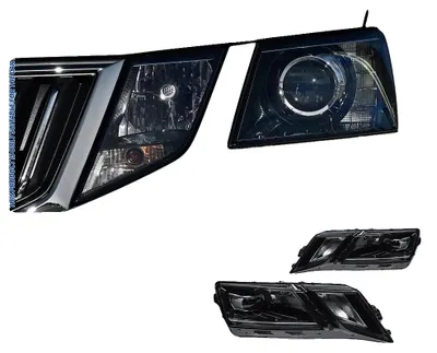 Obrázek produktu pro Kryt světlometů, kompatibilní se Škoda Octavia 2018-2021, odolné materiály, lepší viditelnost, sada světlometů, LHD, levý a pravý