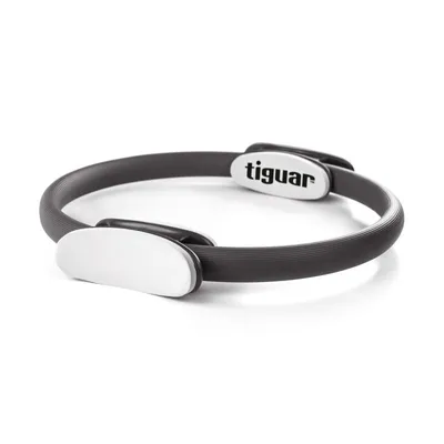 Produktbild von tiguar Pilates Ring (Magic Circle) 38 cm Trainingsring für Pilates, Yoga & Fitness, mit ergonomischen Schaumstoffgriffen, langlebig & stabil, für Krafttraining, Stretching & Stabilitätsübungen Far