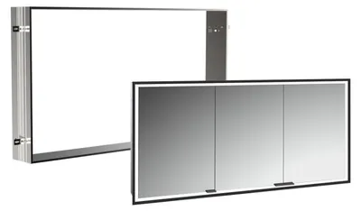 Productafbeelding van Kronenbach Cube 2.0 spiegelkast, 140 cm, met inbouwframe, 3 deuren
