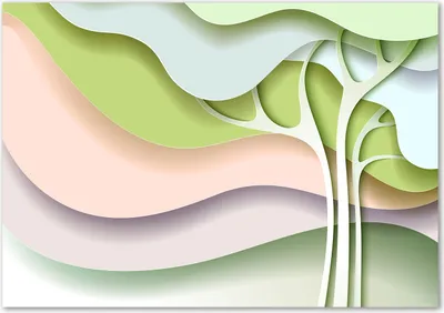 Produktbild von Tulup® Glas-Bild - 100 x 70 - Wandbild aus Glas - Wandkunst - Wandbild hinter gehärtetem Sicherheitsglas - Kunst: modern & klassisch - Baum Abstrakt - Grün