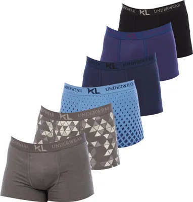 Immagine prodotto di Kisses&Love Confezione da 6 boxer da uomo KLBP6