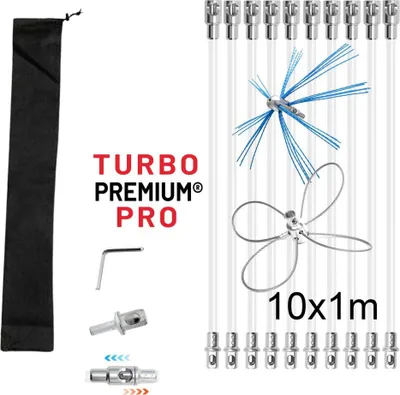 Immagine prodotto di Spazzola rotante per camino Plus TURBO Premium® PRO - 10 m