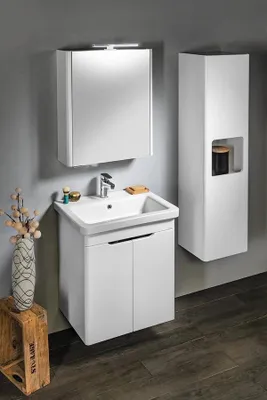 Imagen del producto de Conjunto de muebles de baño Sapho ELLA 60, con 2 puertas, color blanco