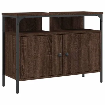 Obrázok produktu pre vidaXL Vanity unit brown oak 80x30x60 cm materiál na báze dreva