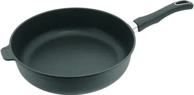 Immagine prodotto di Gastrolux Biotan-Plus Induktion abnehmbarer Griff Guss Hochrand Bratpfanne mit Stiel, D=28cm, H=7cm 17228B