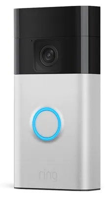 Zdjęcie produktu dla Ring Video Doorbell, Nikiel, Stal satynowa, Dom, 2-drożny, 1920 x 1080 px, 155°, 1080p