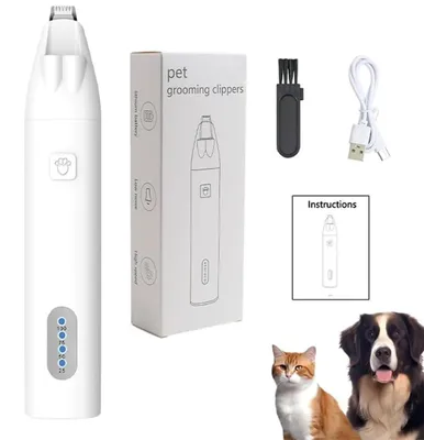 Produktbild von OKWISH Fellscheren, Haustier-Haartrimmer & Pfoten-Trimmer, Tierhaarschneider, Akku-Betrieb, sicher, für Hunde & Katzen