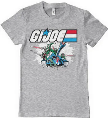 Produktbild von G.I. Joe Tank Action T-Shirt - XX-Large - HeatherGrey