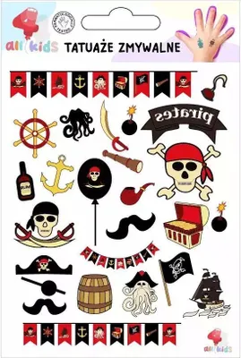Image de Tatouages lavables pour enfants Pirates