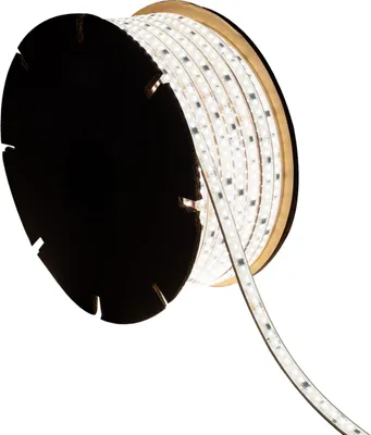 Produktbild von LED-Streifenrolle Dimmbar 220V SMD Selbstgleichrichtend 120 LED/m 50m 17W/m 2040lm/m SILICONE FLEX Breite 12mm Schnitt 10cm IP65 4000K tralweiß