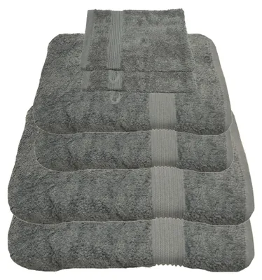 Produktbild von Julie Julsen Handtuch Set Silbergrau,Set:6 tlg. 2 Bade- 2 Handtücher + gratis 2 Waschhand..