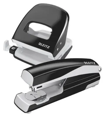 Productafbeelding van Leitz 5095-00-95 Locher 5008+Heftgerät 5502 schwarz