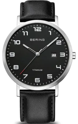 Produktbild von Bering Herrenuhr Kuferlager 18640-402 Quarz Analog Datum 5 ATM Wasserdicht 46 mm