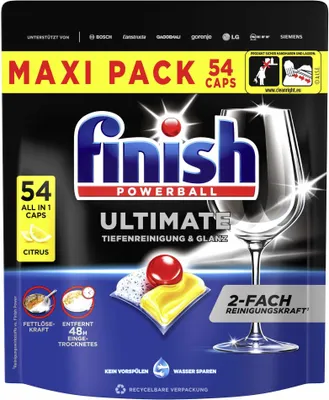 Produktbild von Finish Ultimate All in 1 Maxi Pack Citrus (54 Tab)