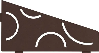 Immagine prodotto di Schlüter SES3D6TSOB-E-S3 Ablage Curve 62x295x154mm Bronze
