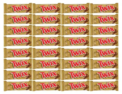 Produktbild von Twix Knusperkekse mit Karamell aus Milchschokolade 50g 32er Pack