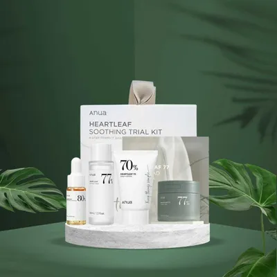 Obrázek produktu pro ANUA - Heartleaf Soothing Trial Kit - Cetovní sada ANUA produktů