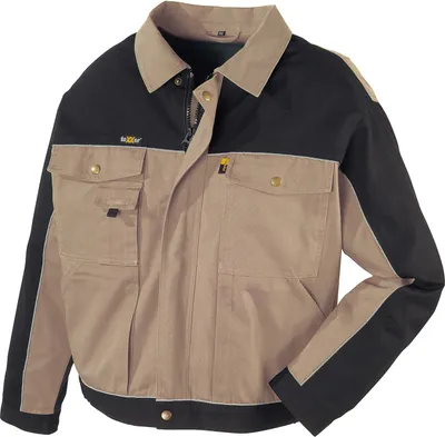 Produktbild von teXXor® Canvas (320 g/m²) Bundjacke RIO 50, khaki/schwarz