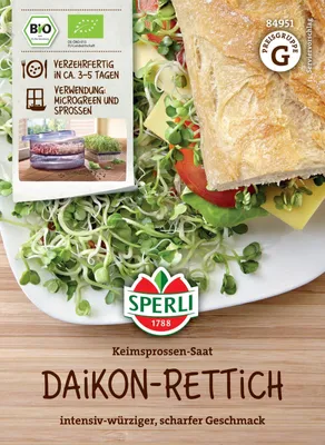 Produktbild von Keimsprossen Daikon-Rettich | -Keimsprossen von Sperli