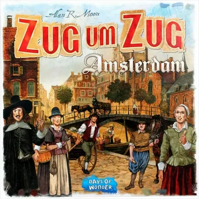 Produktbild von Asmodee Zug um Zug - Amsterdam, Brettspiel, Wirtschaftliche Simulation, 8 Jahr(e), 10 min, Familienspiel