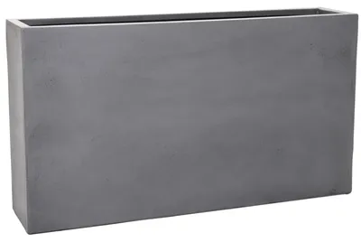 Produktbild von VIVANNO Raumteiler Fiberglas ELEMENTO SLIM Kasten, Betongrau matt - 90x20x50 cm