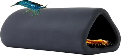 Produktbild von Aquarium Höhle Schwarz Garnelen Versteck Aquarium Welshöhle Einseitig Geschlossen Tonrohr Fronteingangshöhle Versteckhöhle Ablaichhöhle