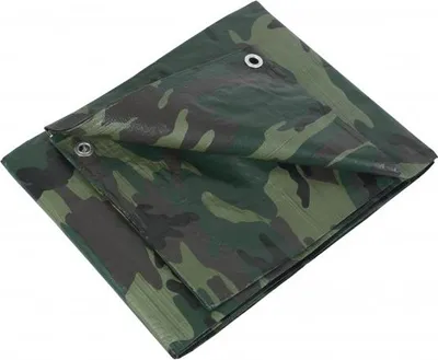 Image de Bâche imperméable et imputrescible camouflage 1,8 x 3 m - Ribitech - PRBC1301,8X3 -
