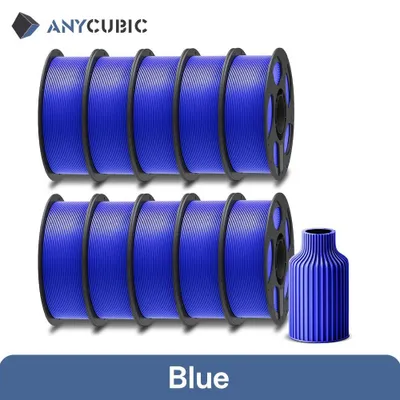 Produktbild von PLA 3D-Drucker Filament - FDM Filament - 10 kg Paket - Für 3D-Druck - Blau