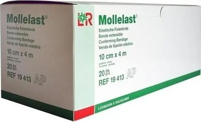 Zdjęcie produktu dla Bandaże Mollelast 10 cmx4 m białe 20 szt