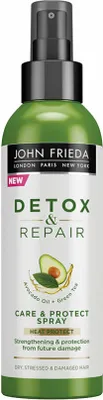 Image de John Frieda, Detox & Repair, Avocado Oil, Hair Spray, Heat Protection, 100 ml