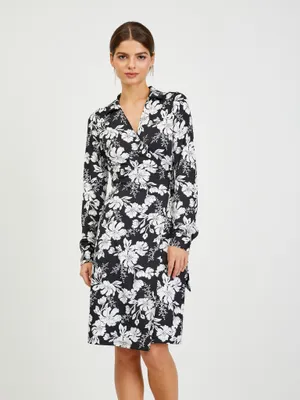 Produktbild von Orsay Weiß-Schwarzes Damen Blumenkleid 411192-660000__S