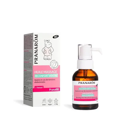 Zdjęcie produktu dla Organiczny olejek do masau brzucha Pranarm PranaBB - 30 ml